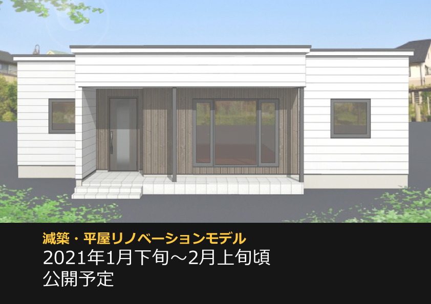 【告知】【リノベーションモデル】減築・平屋スタイリッシュな雑貨がにあうお家【大町】