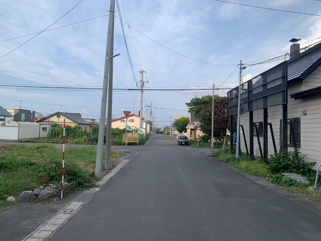 南東向き　道路幅員8.00ｍ
