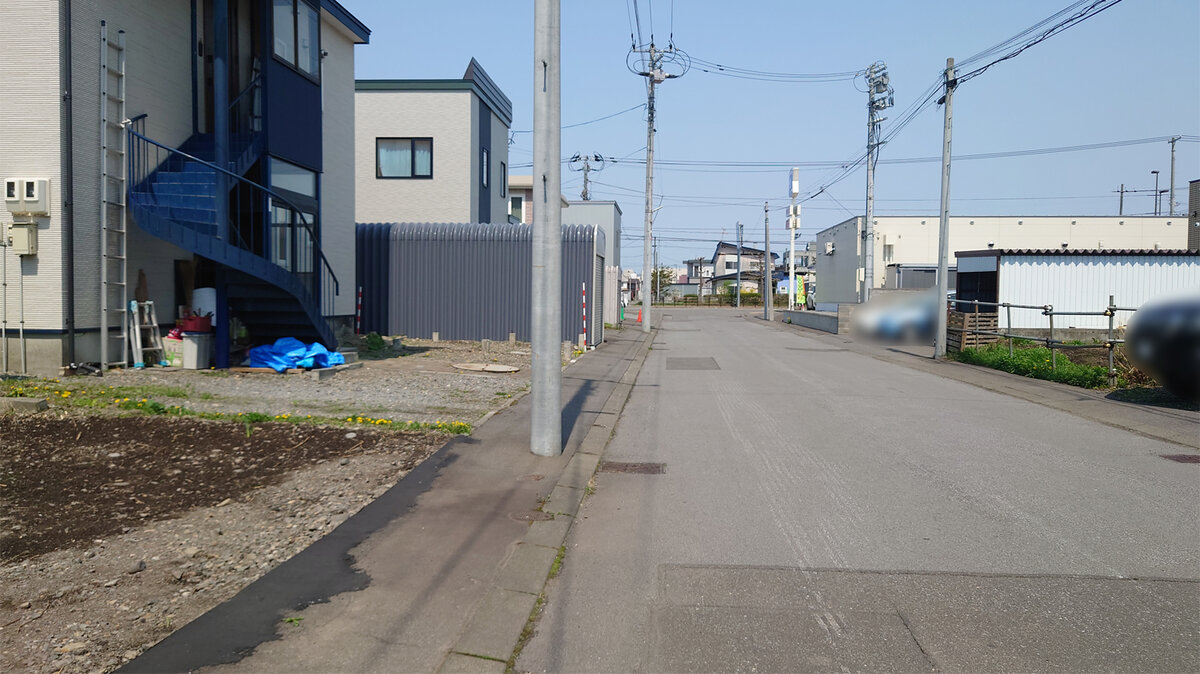 前面道路幅員：8.00ｍ