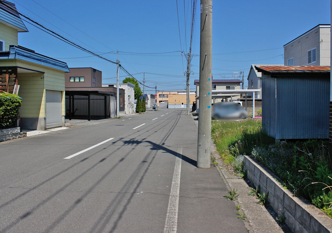 前面道路幅員：9.09ｍ