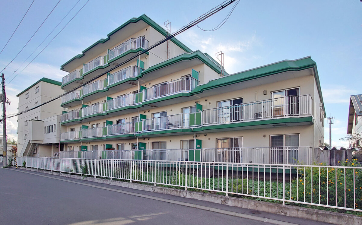 南東向き　外観
