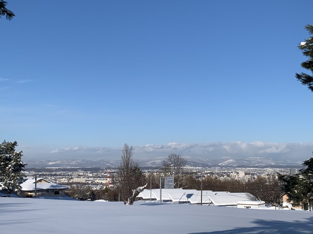 現地付近　見晴らしがよい場所があります