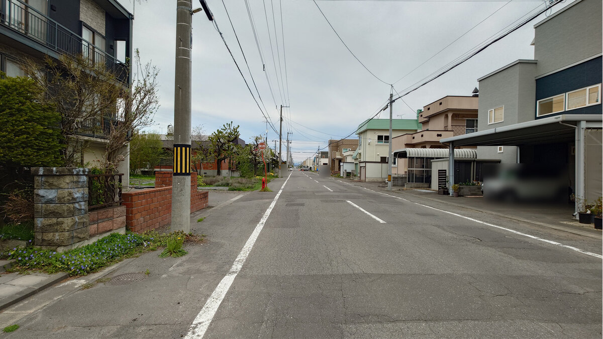 前面道路10.965ｍ