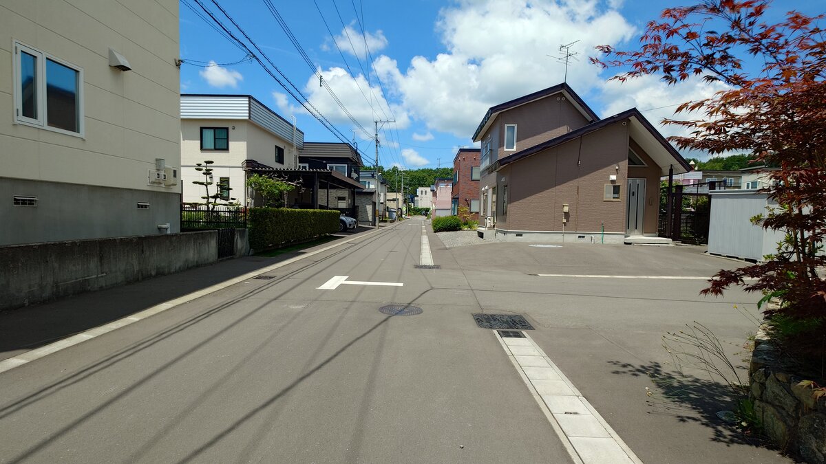 前面道路：6.36ｍ