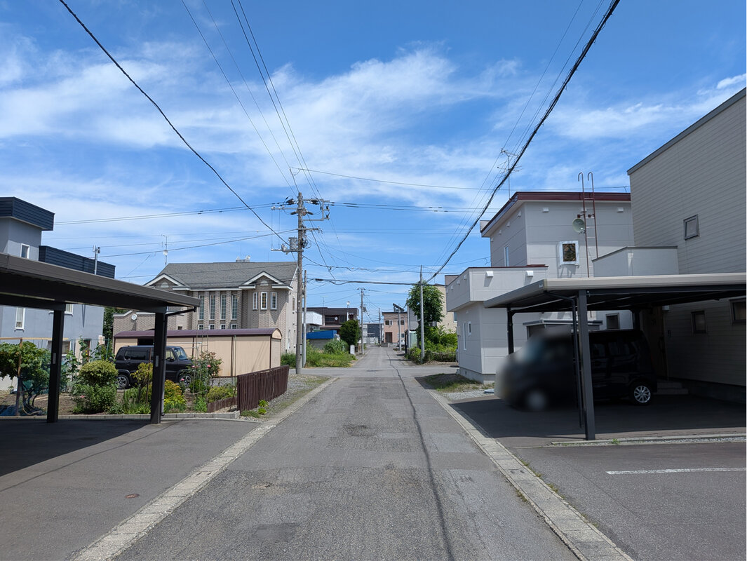 前面道路