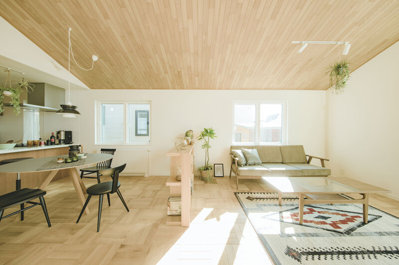 レトロなインテリアが似合う、かっこいい大人の平屋～Highlands～【インターデコハウス】【3Dモデルハウス】