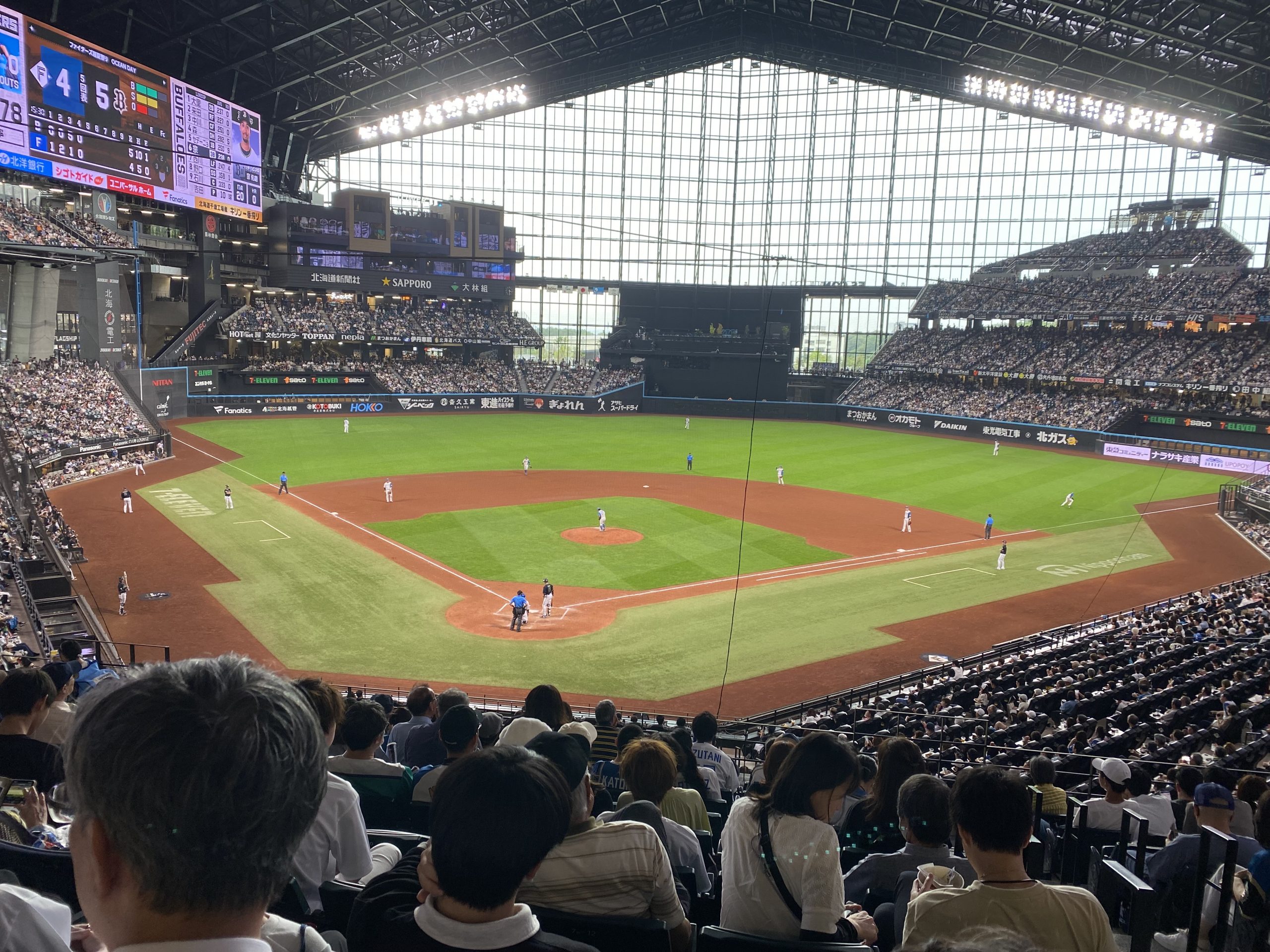 久しぶりにエスコン⚾