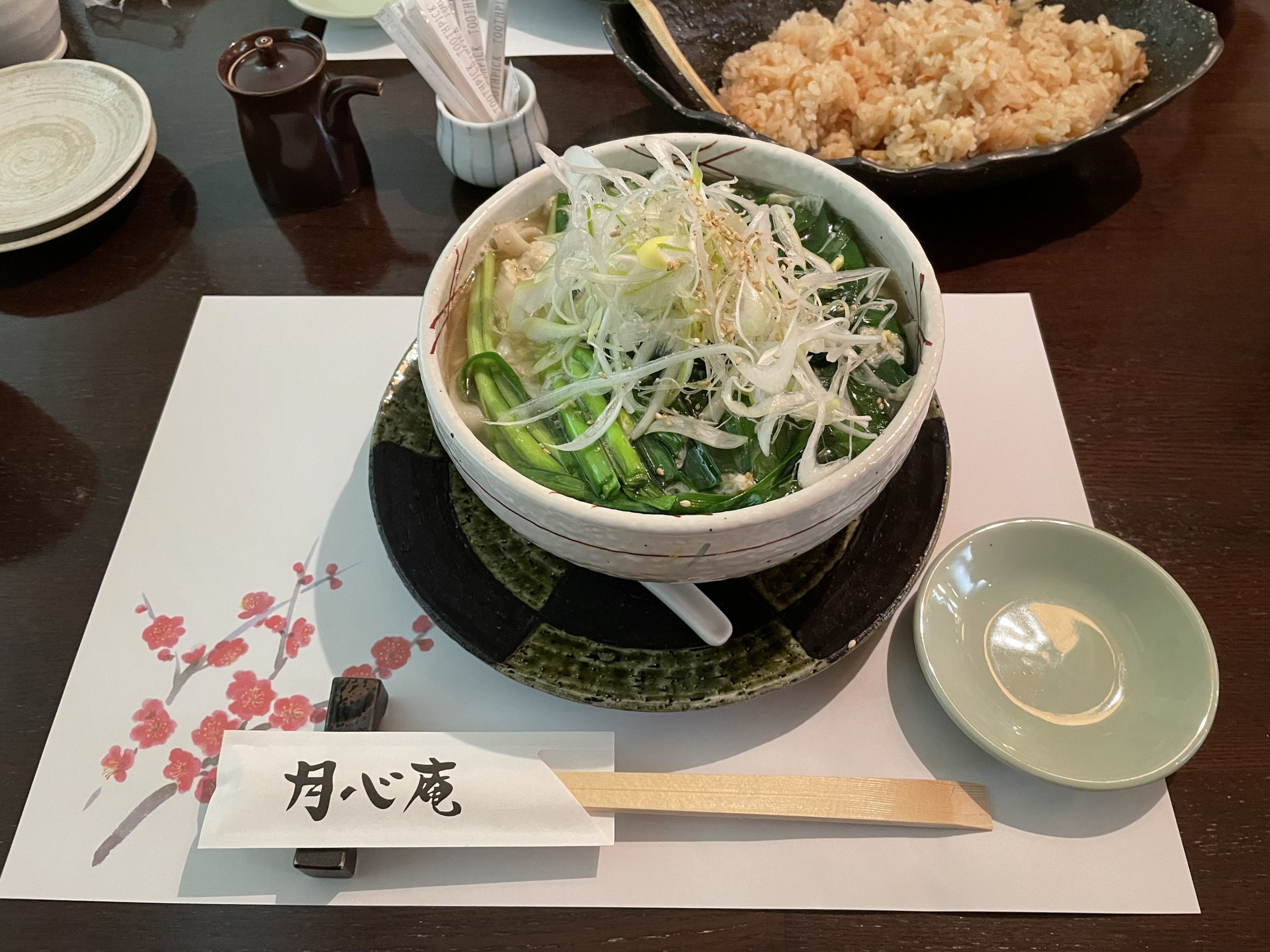 旭川　月心庵のきしめん