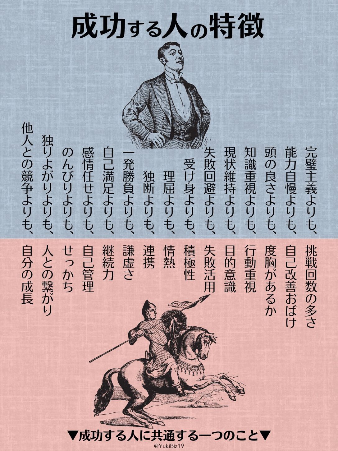 成功する人の特徴