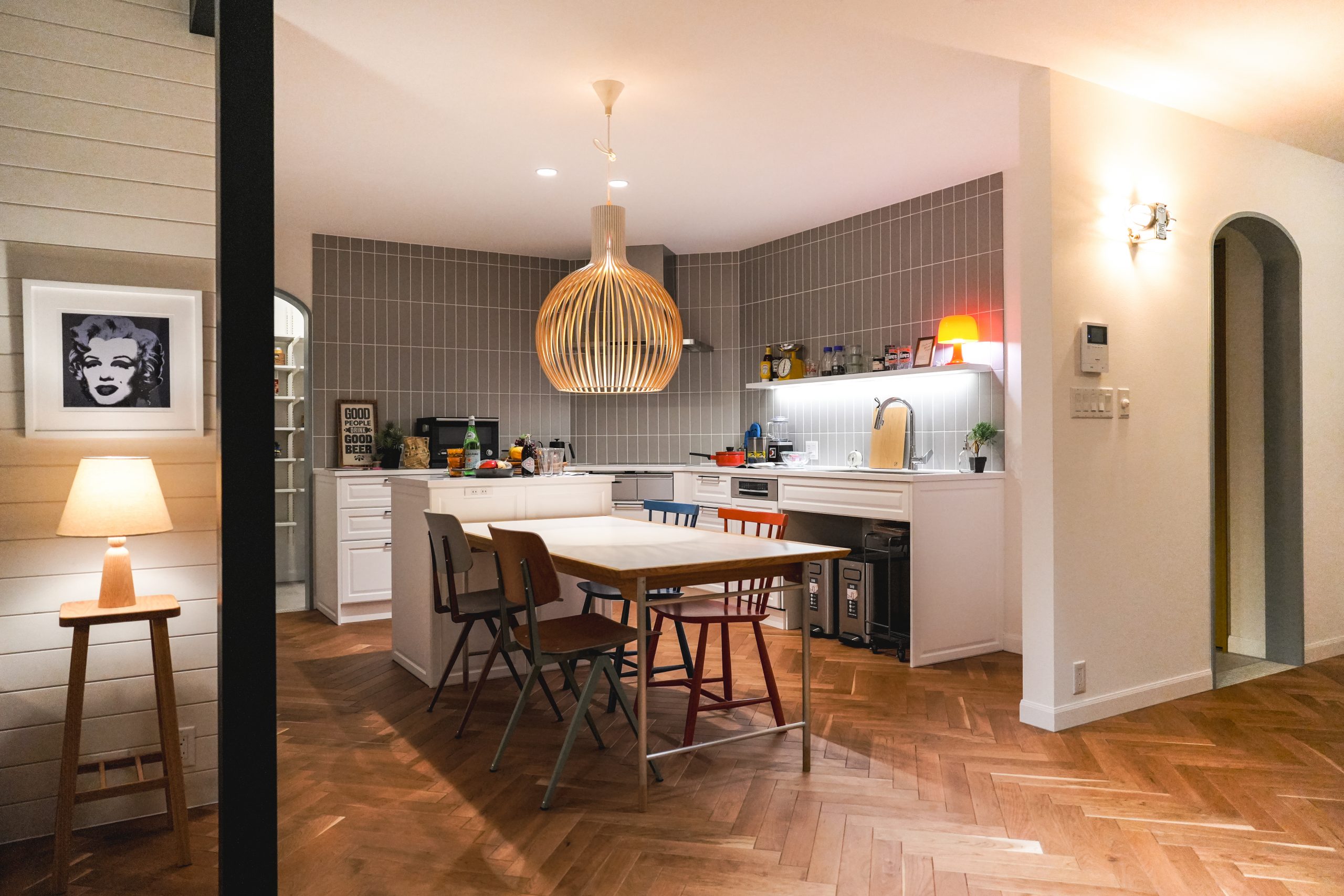 特注キッチンの写真