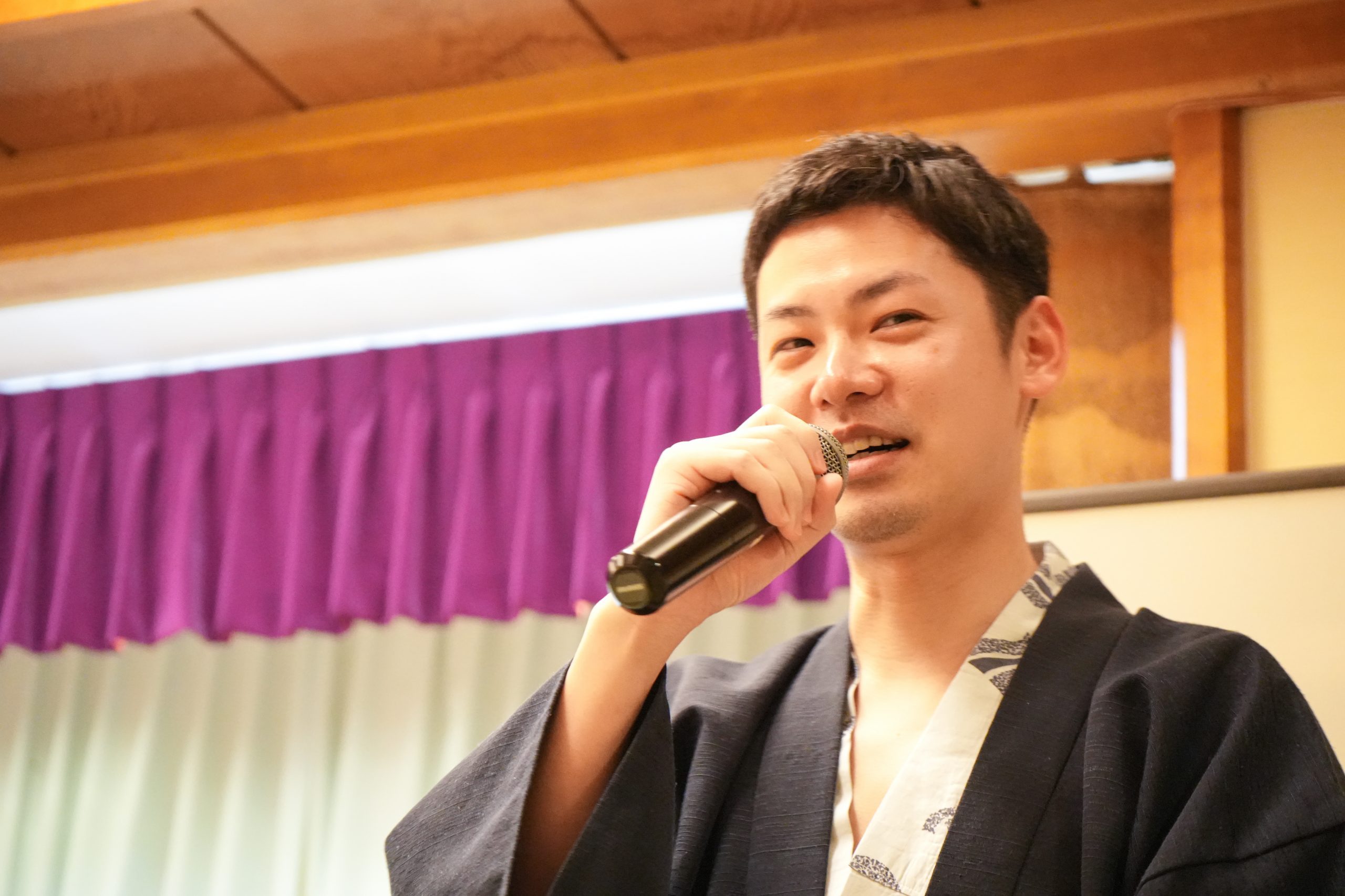 野津部長の笑顔の写真