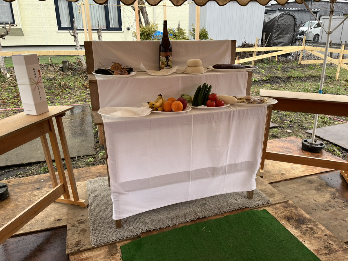 雨降って地固まる！雨の日の地鎮祭に隠され